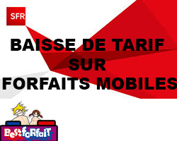 actualité Modification de certains forfaits mobiles SFR