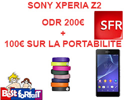 actualité Bon plan Sony Xperia Z2 + SmartBand