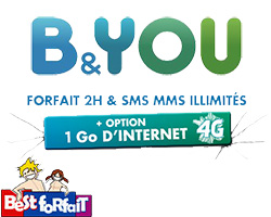 actualité Forfait mobile en édition limitée chez B&You