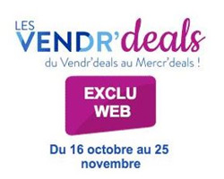 actualité Des deals tous les vendredis avec les VENDR'deals