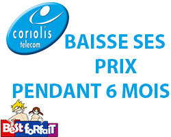 actualité Prolongation promo forfait mobile Coriolis