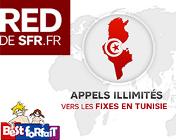 actualité Forfait mobile red vers tunisie