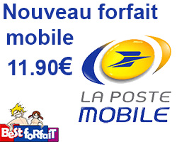 actualité Nouveau forfait mobile chez La Poste Mobile