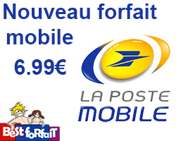 actualité Nouveau forfait mobile chez La Poste Mobile
