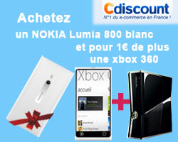 actualité Nokia Lumia Blanc pour 1€ de plus recevez une Xbox 360