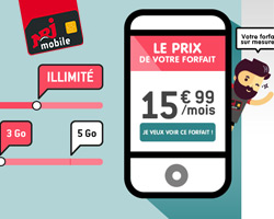 actualité Nouveaux forfaits Woot sur mesure et sans engagement