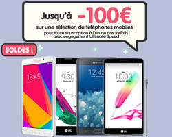 actualité Soldes NRJ Mobile, 100€ de réduction sur les téléphones