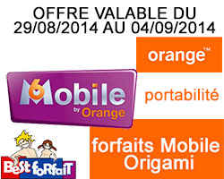 actualité Bons plans smartphone et forfait mobile orange 29 aout au 04 septembre 2014