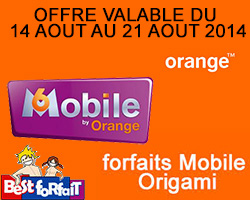 actualité Bons plans smartphone et forfait mobile orange 14 au 21 aout 2014