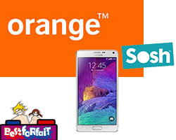 actualité Galaxy Note 4 disponible en pré-commande chez Sosh et Orange avec ODR et cadeau offert!