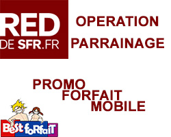 actualité bon plan forfait mobile et parrainage RED