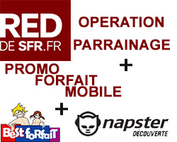actualité Forfait mobile RED + musique Napster