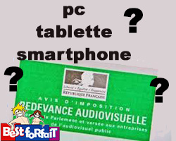 actualité Redevance audiovisuelle pour les possesseurs de PC, tablette ou smartphone?