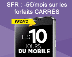 actualité Remise sur les forfaits Carrés avec -5€/mois