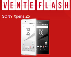 actualité Vente flash, 100€ de réduction sur le Sony Xperia Z5
