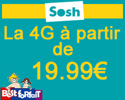 actualité Forfait mobile Sosh: 4G définitivement acquise