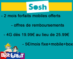 actualité Tous les bons plans de Sosh du moment