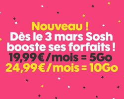 actualité Nouveaux forfaits, plus de data internet dès le 3 mars