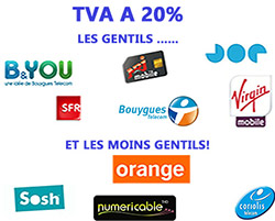 actualité Quels opérateurs vont augmenter la TVA?