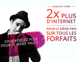 actualité Virgin Mobile double gratuitement votre forfait internet