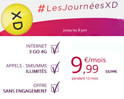 actualité 10€ de remise sur votre forfait Illimité 3 Go sans engagement