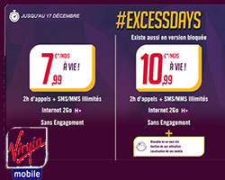 actualité nouvel ExcessDay Virgin Mobile